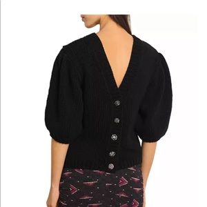 Bash black sweater with crystals new